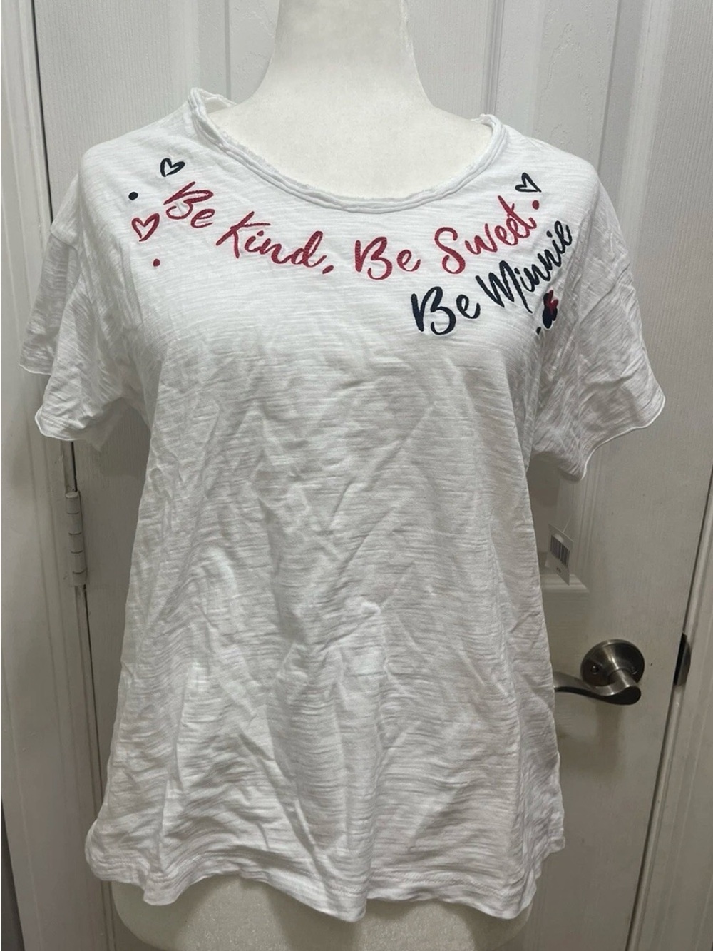 Disney Parks Women's Be Kind be Sweet Be Minnie Tee T-shirt Top Size XS